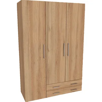 Šatní skříň Skříň RIO 135 Dekor: Dub harmony