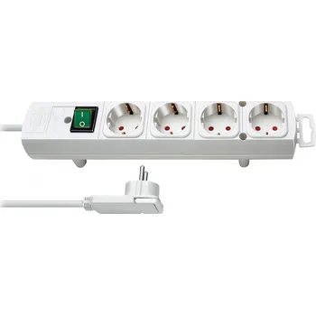 Prodlužovací kabel 4-násobná prodlužovací lišta, 2 m Comfort-Line Plus bílá Brennenstuhl BN-1153120100