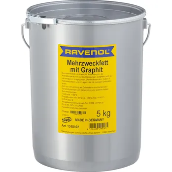 Plastické mazivo RAVENOL MEHRZWECKFETT GRAPHIT 5KG (Grafitové víceúčelové mazivo)