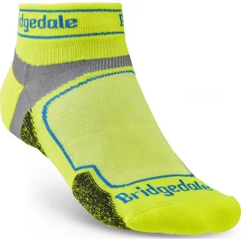 Pánské ponožky Pánské běžecké ponožky Bridgedale Trail Run Ultra Light T2 Coolmax Sport Low yellow - S (3-5,5) EU 36-39 / 22-24,5 cm