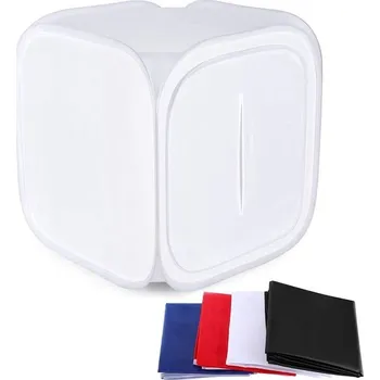 Fotopozadí Neewer Fotostan + 4 fotopozadí 60 x 60 x 60 cm