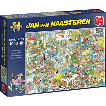 Puzzle Jumbo Jan van Haasteren: Prázdninový veletrh 1000 dílků