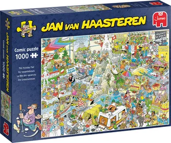 Puzzle Jumbo Jan van Haasteren: Prázdninový veletrh 1000 dílků