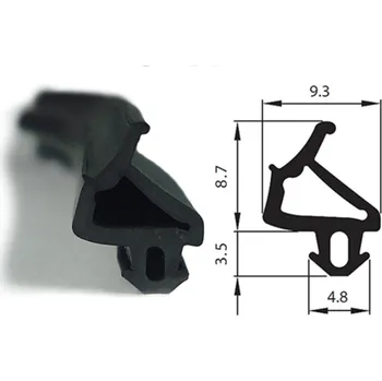 Těsnění do okna a dveří Univerzální tvrdé těsnění EPDM TS1386