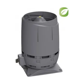 Domácí ventilátor Vilpe Vilpe ECO 110S Flow + montážní deska 300x300 mm Střešní ventilátor šedá