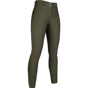 Jezdecké kalhoty HKM Rajtky Lea HKM, s gripem, dámské, deep green 46