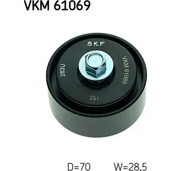 Vratná/vodicí kladka, klínový žebrový řemen SKF VKM 61069