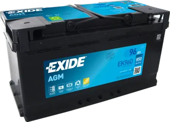 Autobaterie Exide Start-Stop AGM EK960 12V 96Ah 850A