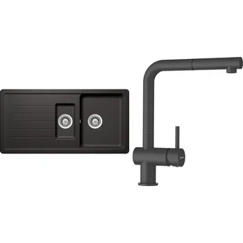 Granitový dřez Set Schock S4-2 (dřez Toledo D-150 Stone + baterie Epos.120 Stone)