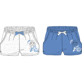 Dívčí kraťasy Frozen - licence Dívčí kraťasy - Frozen 52079520, světle šedý melír Barva: Šedá, Velikost: 104