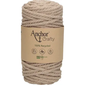 Příze Anchor Crafty 106 Lněná (Příze na macrame Anchor Crafty 106 Pearl)