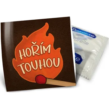 Kondom Nekupto Vtipný kondom Hořím touhou 1 kus
