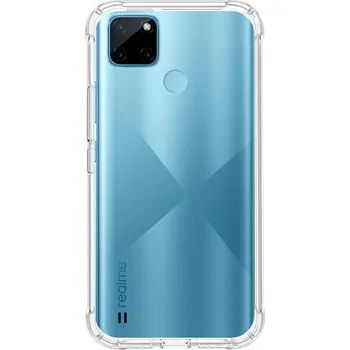 Pouzdro na mobilní telefon Kryt Realme C21Y odolný průhledný (obal neboli pouzdro na Realme C21Y)