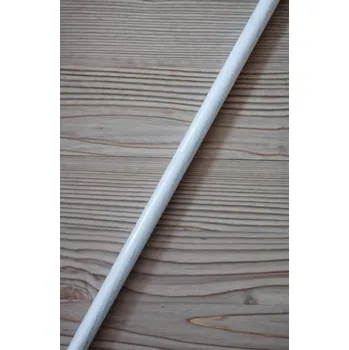 Garnýž Kovová záclonová tyč délka 200 cm - bílá