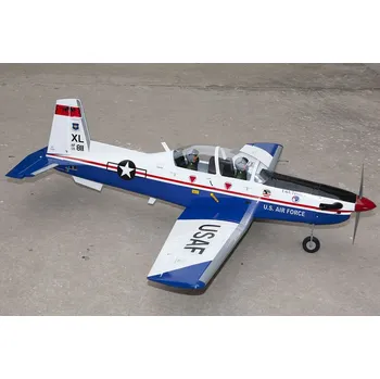 RC model letadla T-6A Texan II 1,6m (Zatahovací podvozek) Modrá/Bílá