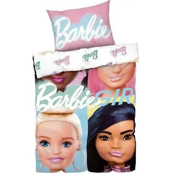 Povlečení KSTL Dětské ložní povlečení, 140 x 200 cm, 70 x 90 cm Barbie ( 4434 )