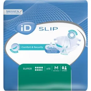Inkontinenční kalhotky iD Slip Medium Super prodyšné plenkové kalhotky zalepovací 15 ks