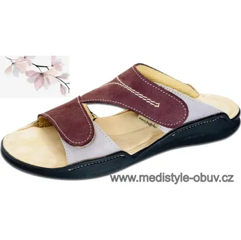 Dámská zdravotní obuv MEDISTYLE GABRA 2G-A15/4/TL zdravotní pantofel fialový, --- - 41
