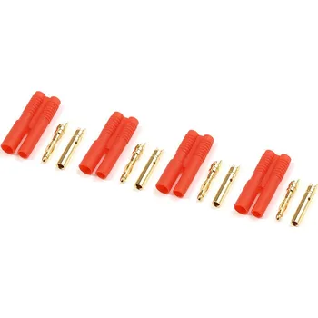 RC náhradní díl Konektor zlacený 2.0mm plastové pouzdro (4)
