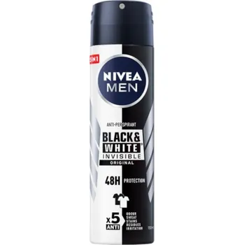 Masážní přístroj Nivea Deodorant INVISIBLE Black &amp; White pánský sprej 150ml