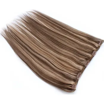 Příčesek Clip pás 50cm rovný - tmavý melír