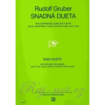 Snadn dueta pro zobcov fltny - Rudol Gruber 1485220