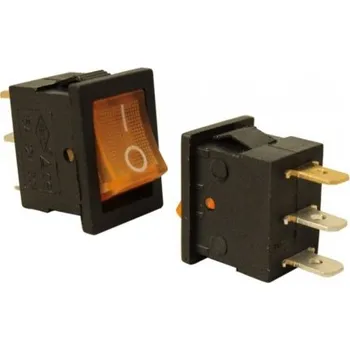 Spínač Mk1011 Svítící Žlutá Barva MZR 05274