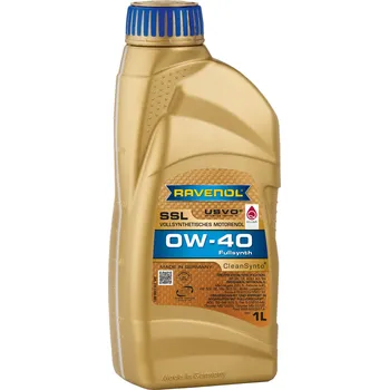Motorový olej RAVENOL SSL 0W-40 USVO® 1L (Syntetický motorový olej Ravenol SSL 0W-40)