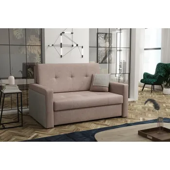 Křeslo FALCO Rozkládací křeslo Vivian Mel II růžová/šedá