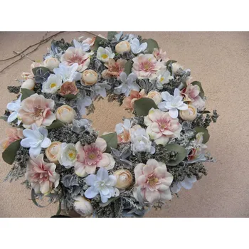 Věnec jemně pastelový ... věneček