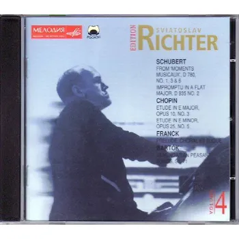 Zahraniční hudba SVIATOSLAV RICHTER Edition Vol.4 - Schubert, Chopin, Franck, Bartók (CD)