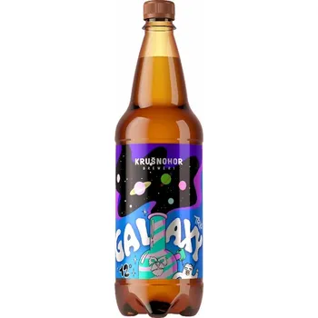 Pivo KRUŠNOHOR 12 GALAXY APA sv. ležák 1l PET 4,8 %