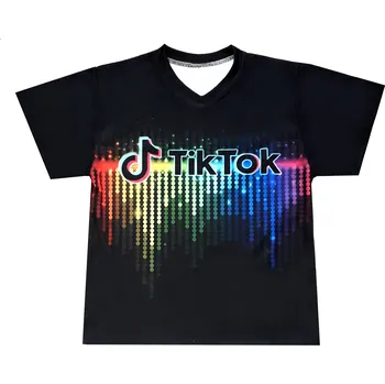 Pánské tričko Tričko Tik Tok černé Velikost: 146