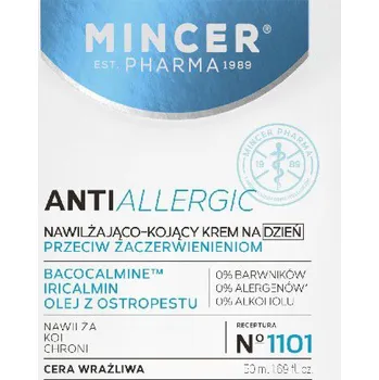 Masážní přístroj Mincer Pharma Anti Alergic Hydratační a zklidňující denní krém pro citlivou pleť, 50 ml