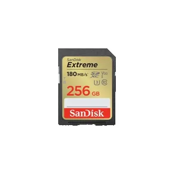 Paměťová karta Paměťová karta Sandisk Extreme 256 GB SDXC 180 MB/s / 130 MB/s UHS-I, Class 10, U3, V30