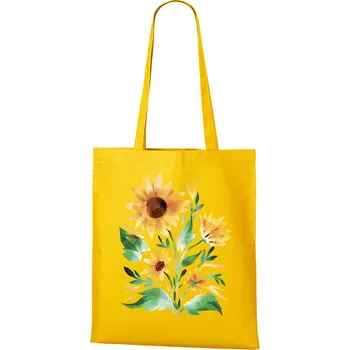 Plátěná taška Slunečnice, Barva Žlutá, Velikost 40×45 cm, Canvas Nákupní taška Bezvatriko.cz 1732