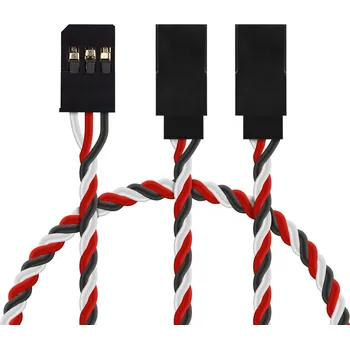 RC vybavení FU242 V-kabel kroucený 30cm Futaba (PVC)