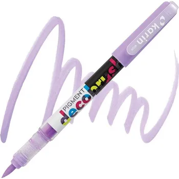 Akrylová fixa KARIN DecoBrush Pigment, Pastel violet 2635