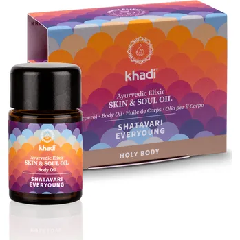 Pleťový olej Khadi Shatavari Everyoung ajurvédský elixír olej pro pokožku a duši věčné mládí