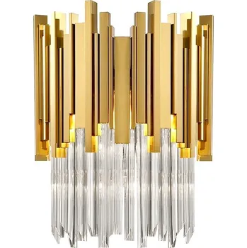 Nástěnné svítidlo Křišťálové nástěnné svítidlo APP602-W zlaté