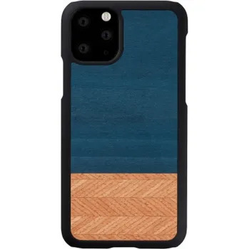 Pouzdro na mobilní telefon Pouzdro MAN&WOOD SmartPhone iPhone 11 Pro denim černé