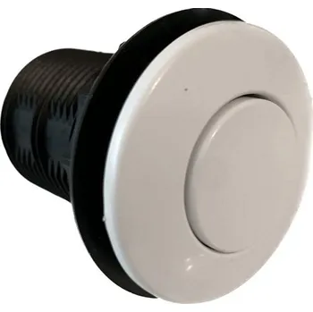 Vagnerpool Pneumatické tlačítko spínání protiproudu - bílé, rovné