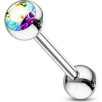 Piercing Šperky4U Piercing do jazyka - kamínek - PJ01016-AB