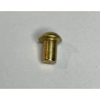 Nýt Nýt mosazný s půlkulatou hlavou 4x12mm - DIN 660