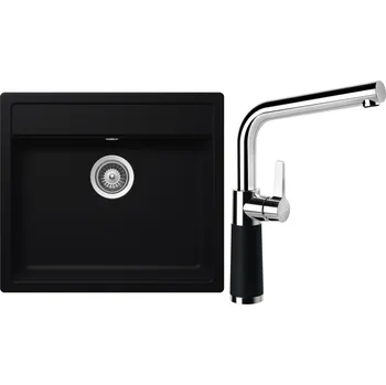 Granitový dřez Set Schock S10-6 (dřez Mono N-100 Puro + baterie SC-540 Puro)