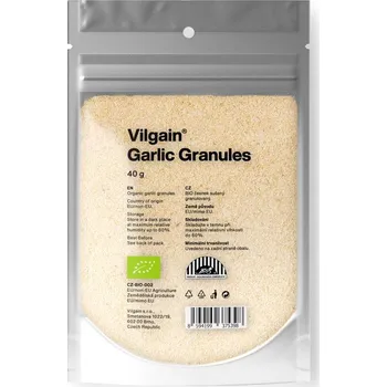Koření Vilgain Česnek granulovaný BIO – 40 g