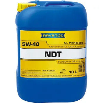 Motorový olej RAVENOL NDT NORD DUTY TRUCK 5W-40 10L (Syntetický motorový olej NDT Duty Truck 5W-40)