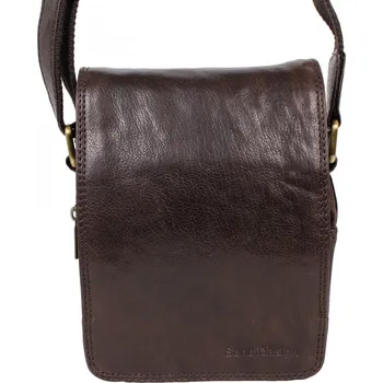 Sendi Design Pánská kožená taška přes rameno PAULO hnědá