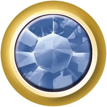 Náušnice Náušnice Regular Bezel Sapphire GOLD Estelle