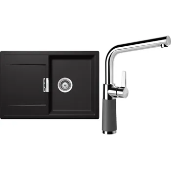 Granitový dřez Set Schock S6-6 (dřez Mono D-100S Stone + baterie SC-540 Stone)